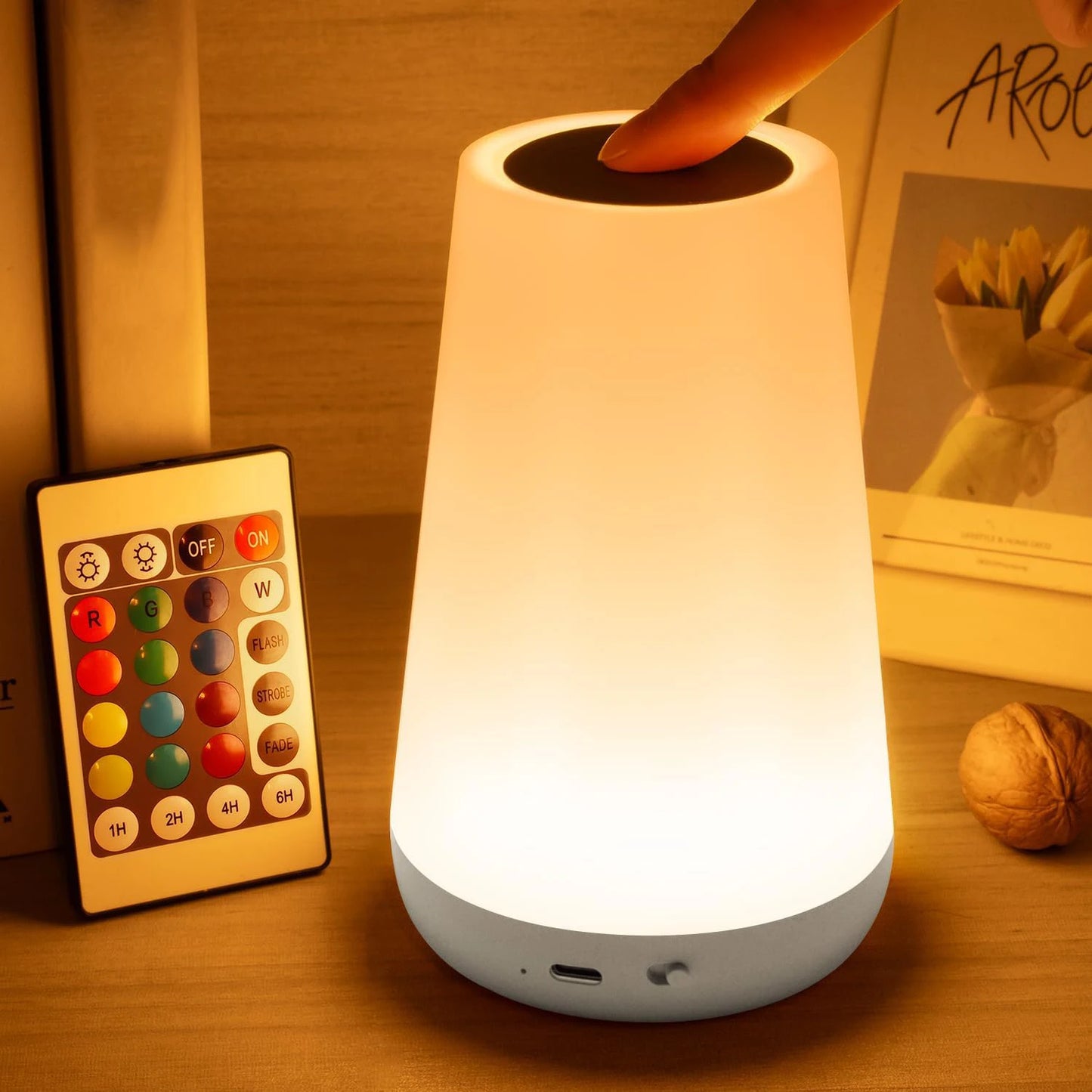 Lampe Ambiance RGB — 13 Couleurs, Télécommande & Tactile