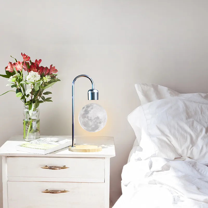 LunaFloat – Lampe Lune 3D Magnétique en Lévitation