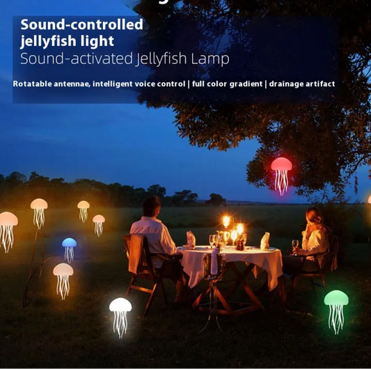 Lampe Méduse LED 🪼 — Ambiance Océan Hypnotique