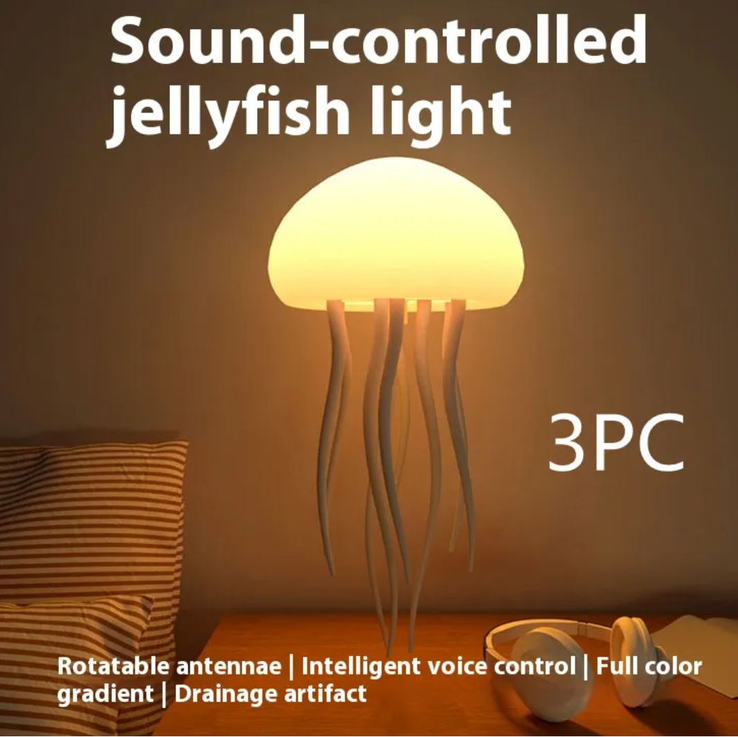 Lampe Méduse LED 🪼 — Ambiance Océan Hypnotique