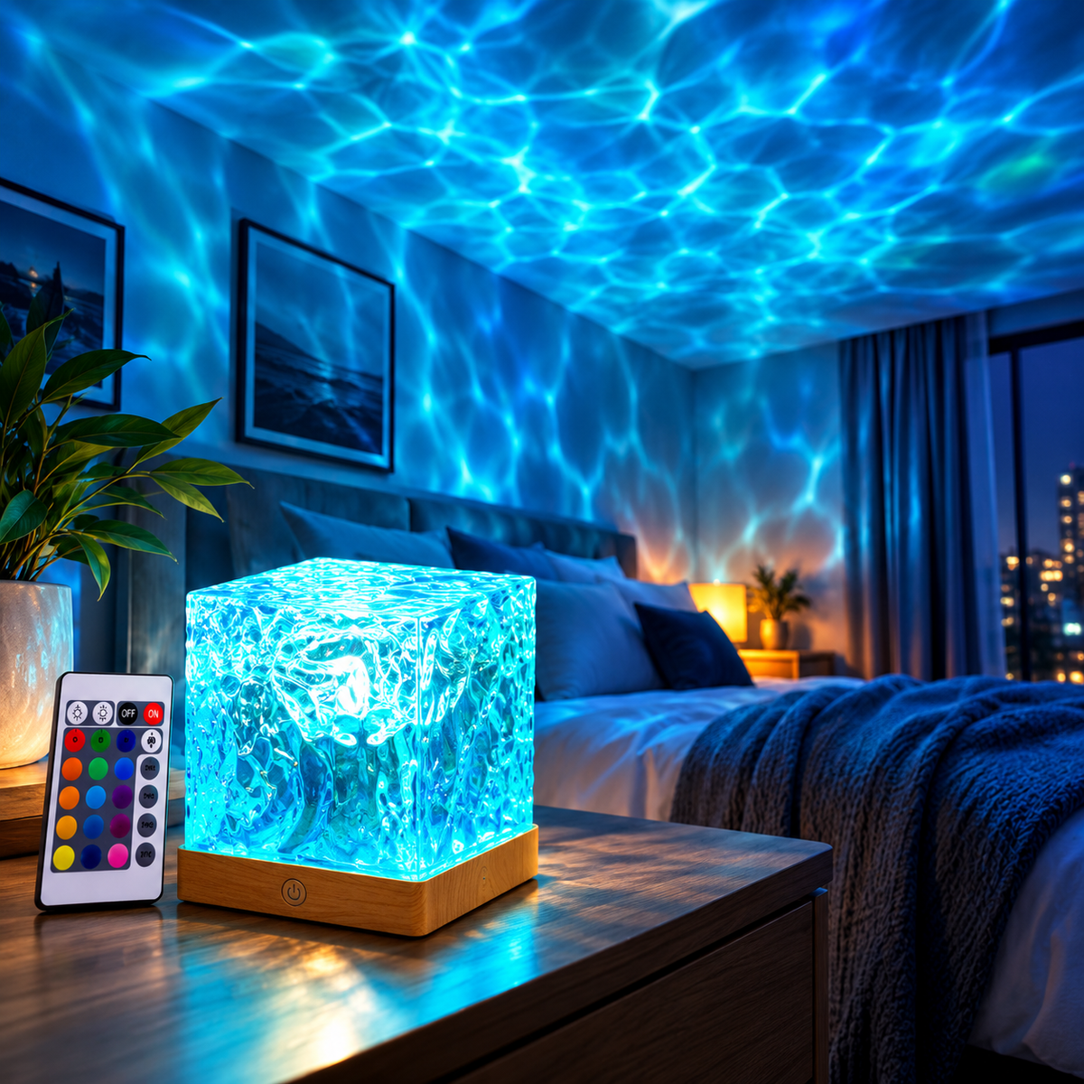 AquaGlow – Lampe Projecteur Océan 16 Couleurs