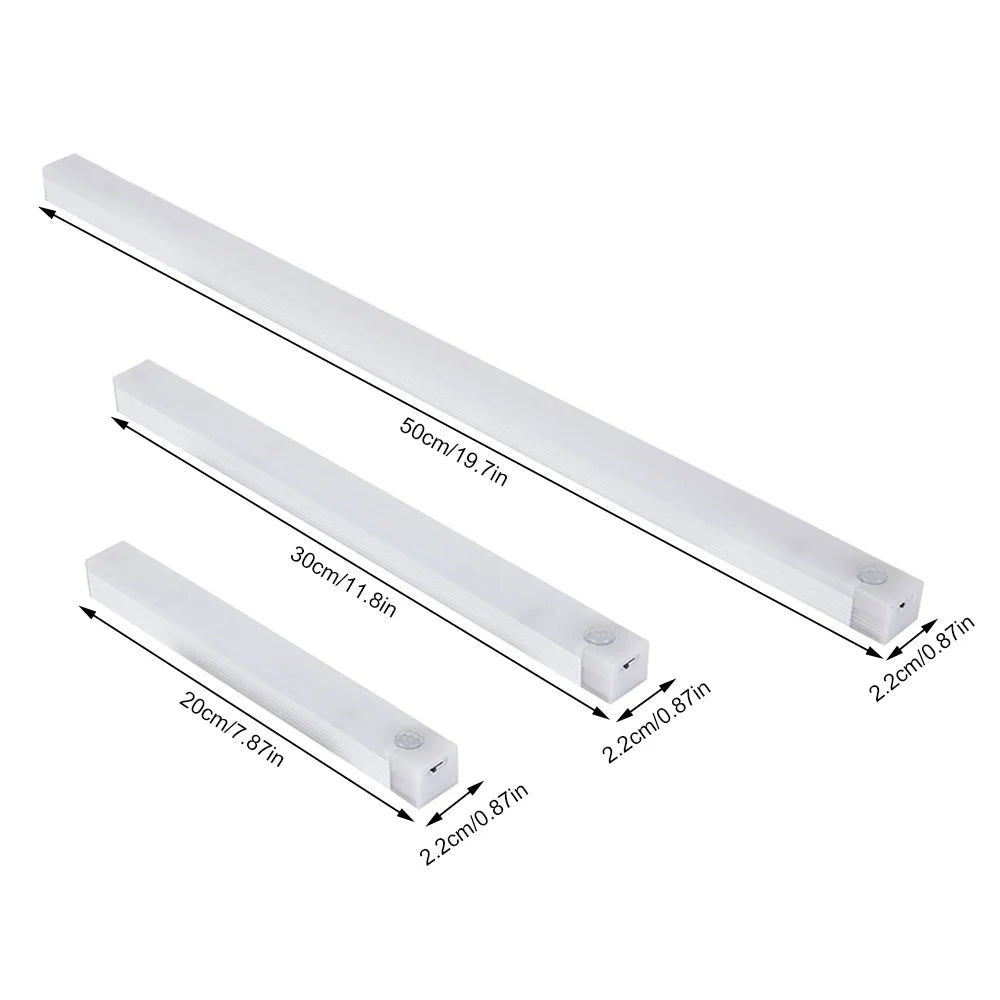 Barre LED Intelligente Rechargeable – Détecteur de Mouvement