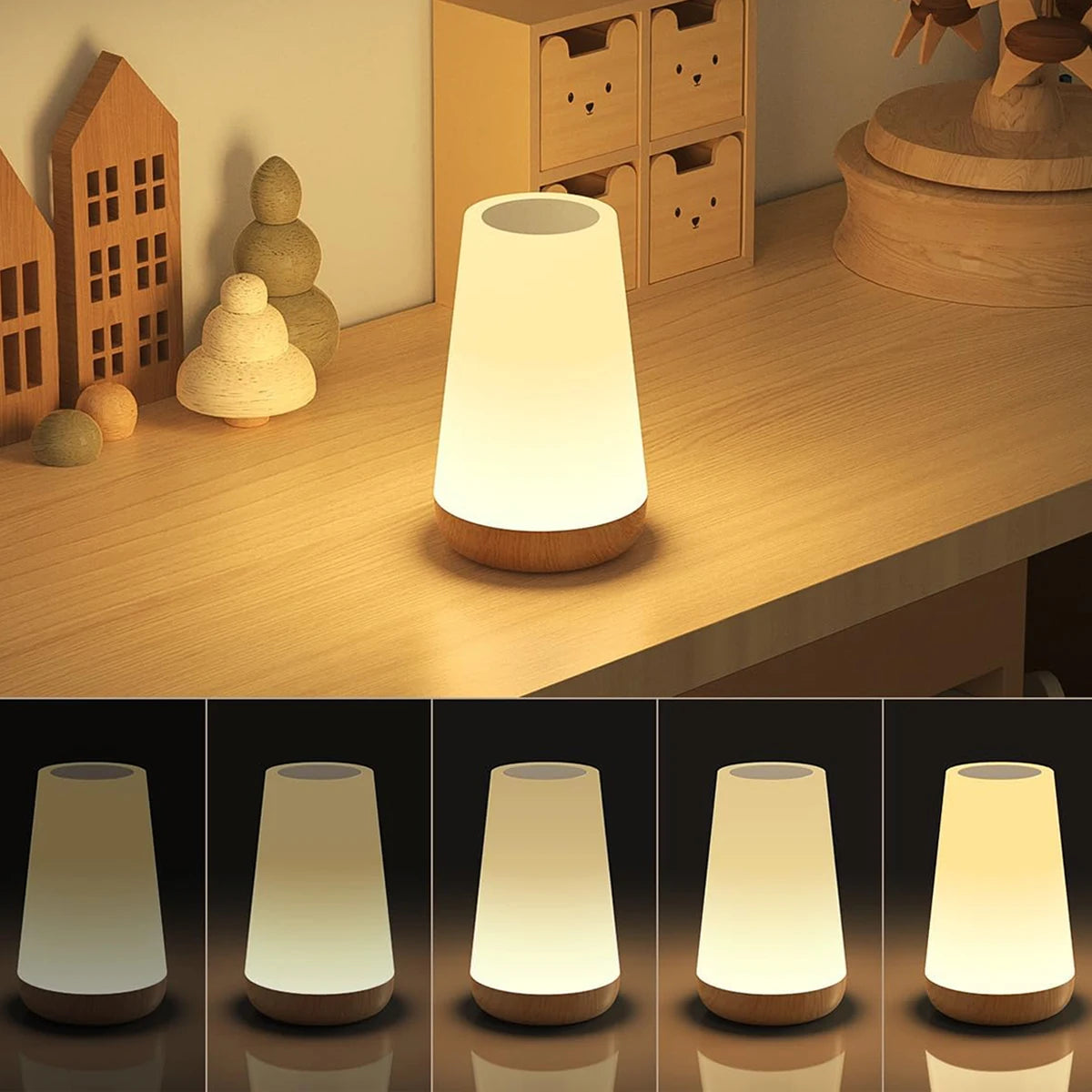 Lampe Ambiance RGB — 13 Couleurs, Télécommande & Tactile