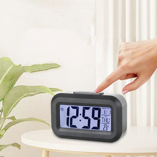 Lampe Tube RGB Horloge — LED Numérique, Synchro Musique & Veilleuse