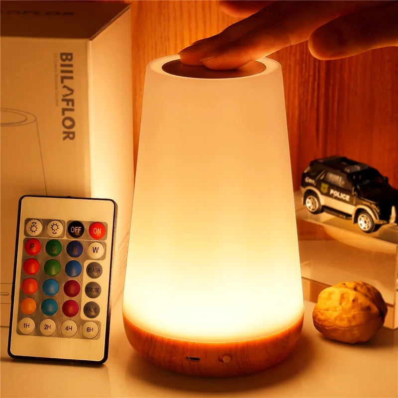 Lampe Ambiance RGB — 13 Couleurs, Télécommande & Tactile
