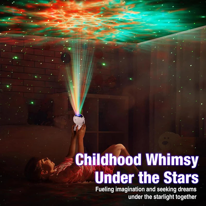 Projecteur Galaxie Astronaute – Veilleuse LED d'Ambiance Cosmique