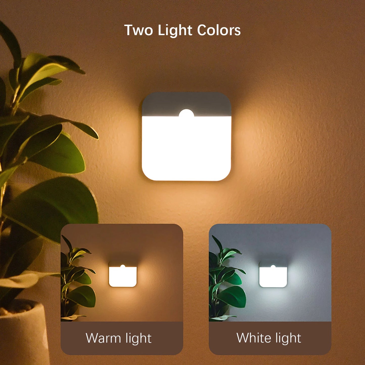 Veilleuse LED Intelligente – Détecteur de Mouvement Sans Fil Rechargeable