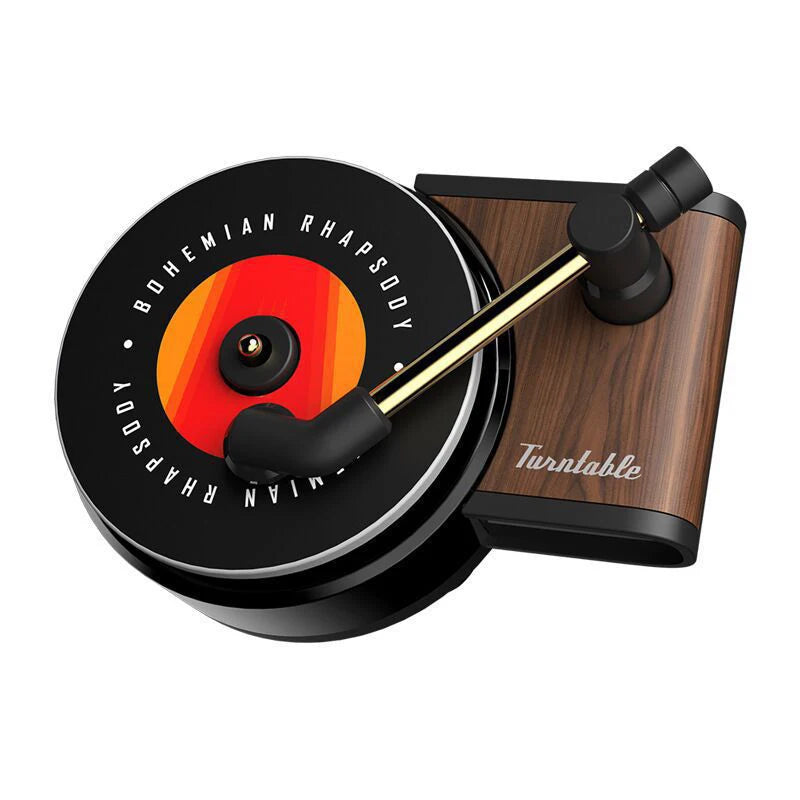 Gramophone Humidificateur Aroma — Bruit Blanc, Huiles Essentielles & Design Vintage