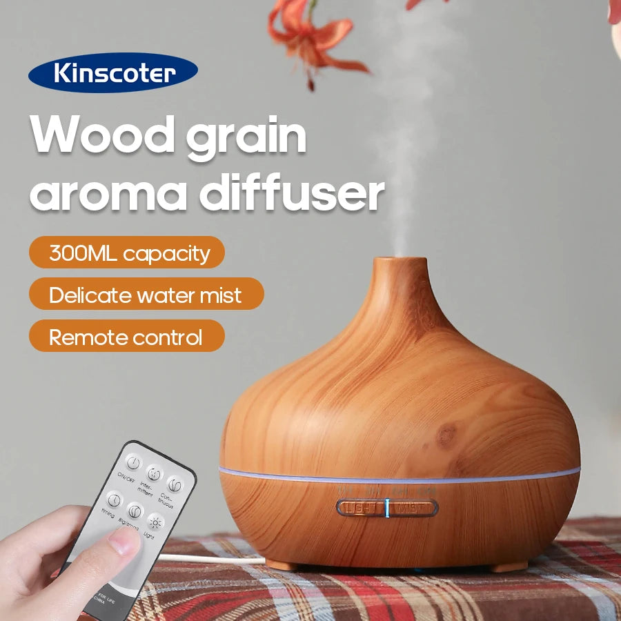 Gramophone Humidificateur Aroma — Bruit Blanc, Huiles Essentielles & Design Vintage