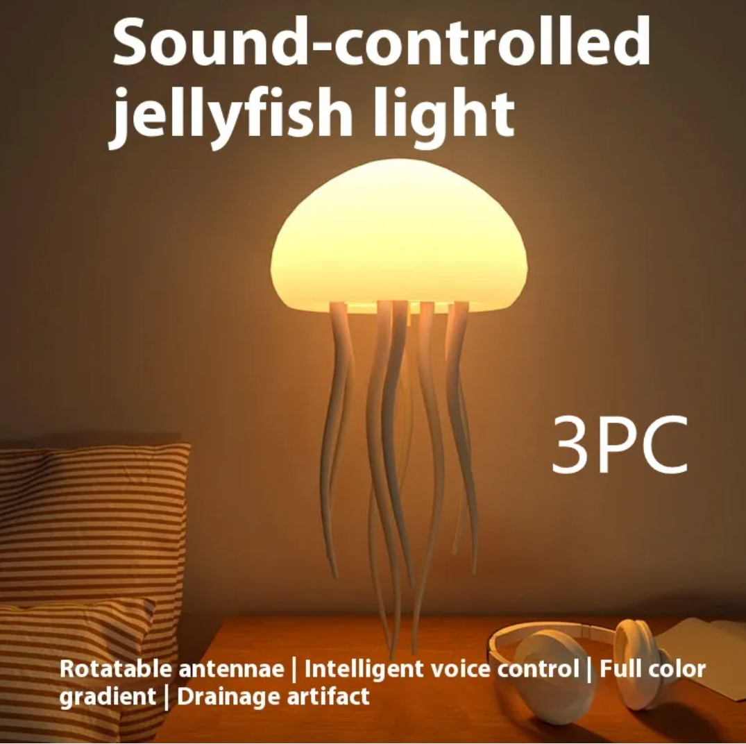 Lampe Méduse LED 🪼 — Ambiance Océan Hypnotique