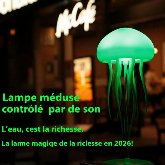 Lampe Méduse LED 🪼 — Ambiance Océan Hypnotique