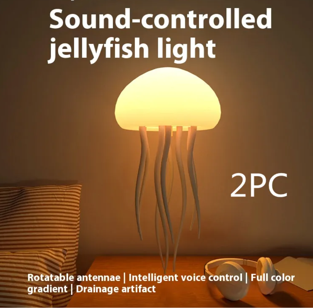 Lampe Méduse LED 🪼 — Ambiance Océan Hypnotique