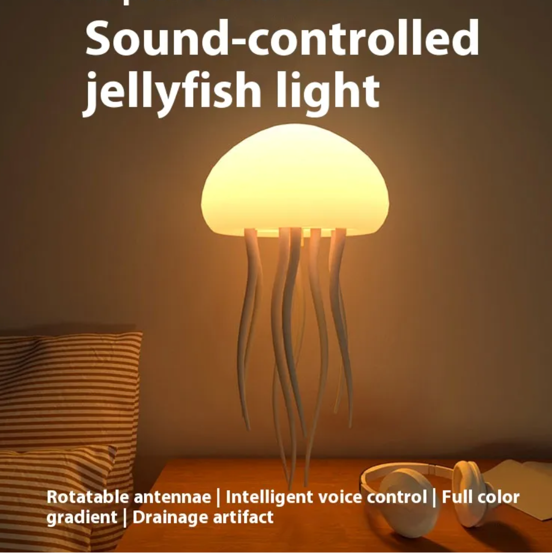 Lampe Méduse LED 🪼 — Ambiance Océan Hypnotique