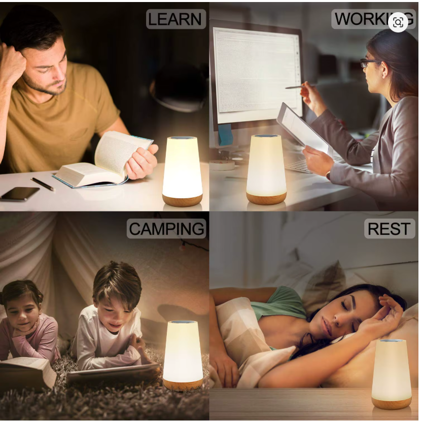 Lampe Ambiance RGB — 13 Couleurs, Télécommande & Tactile