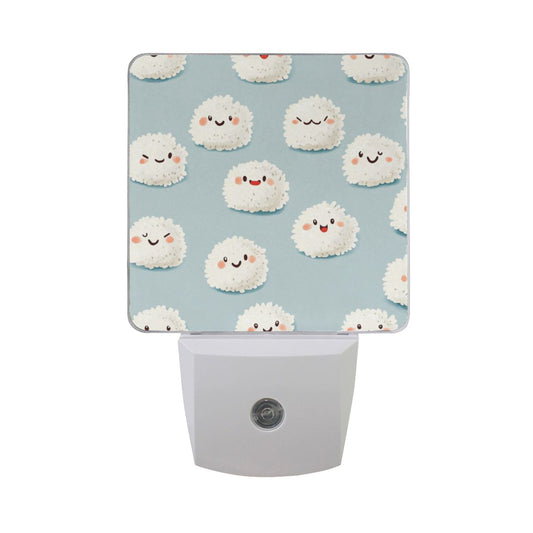 Veilleuse coton riz lumineuse rechargeable tactile pour chambre d'enfant